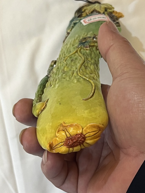 古玩陶瓷仿生瓷，仿清代甄宗元作品真品鑒賞圖