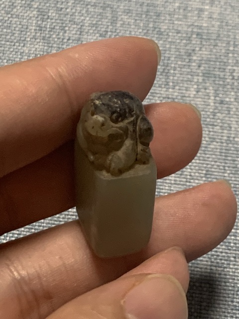 古玩雜項獸鈕印章真品鑒賞圖