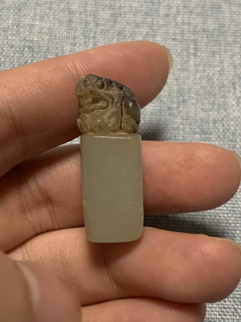 古玩雜項獸鈕印章真品鑒賞圖