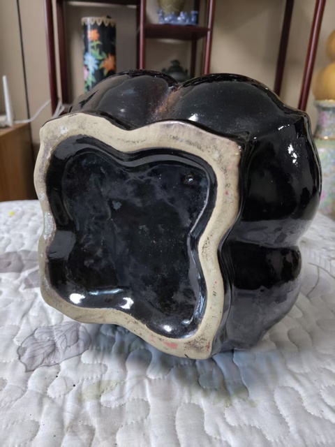 古玩陶瓷窯變釉瓶真品鑒賞圖