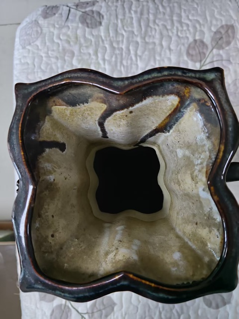 古玩陶瓷窯變釉瓶真品鑒賞圖