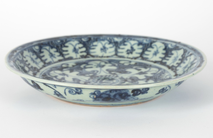 古玩陶瓷青花盤真品鑒賞圖