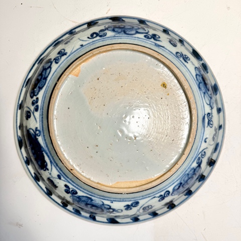 古玩陶瓷青花盤真品鑒賞圖