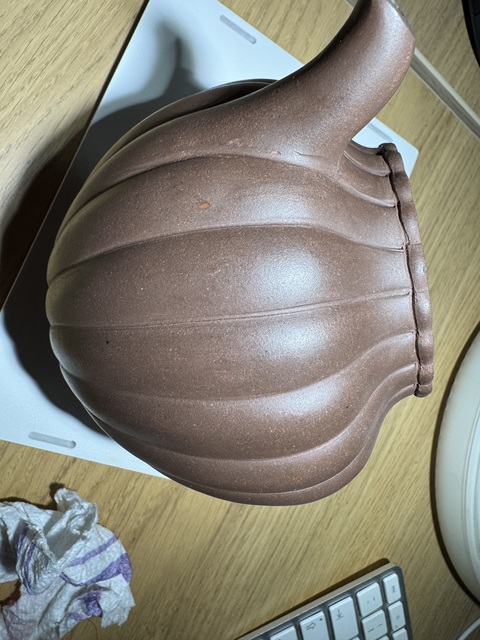 古玩雜項菊辨壺真品鑒賞圖