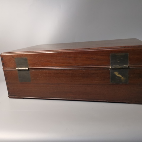 古玩雜項小木箱真品鑒賞圖