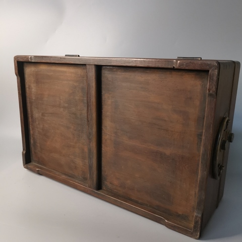 古玩雜項小木箱真品鑒賞圖