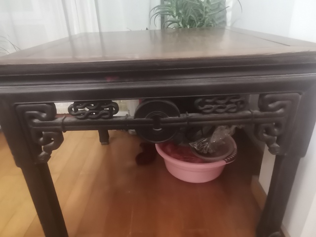 古玩雜項八仙桌真品鑒賞圖