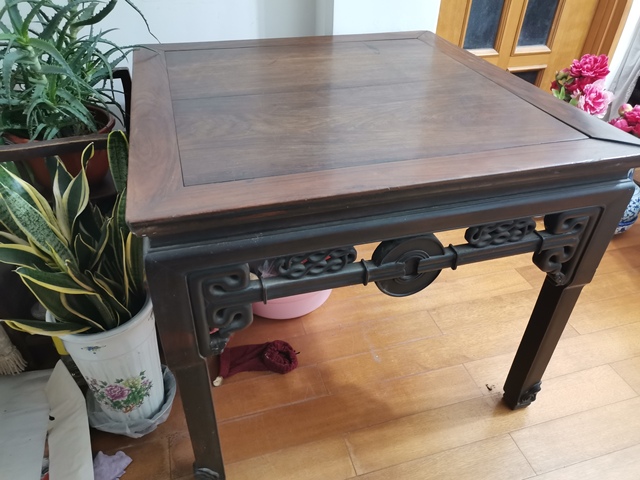 古玩雜項八仙桌真品鑒賞圖