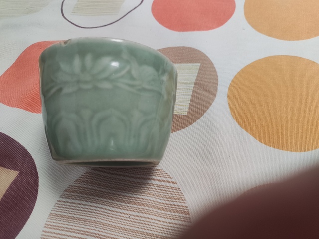 古玩陶瓷解放瓷仿龍泉窯真品鑒賞圖