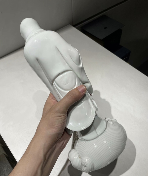 古玩陶瓷德化達摩造像真品鑒賞圖