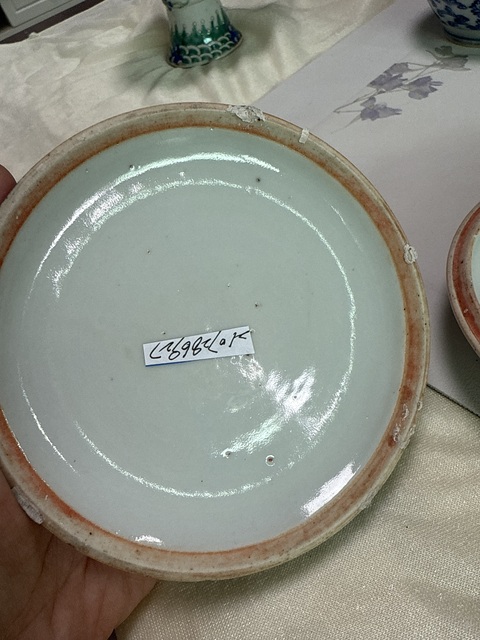 古玩陶瓷青花教子折桂圖印盒真品鑒賞圖