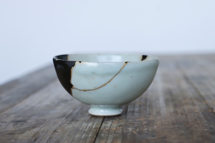 古玩陶瓷龍泉青瓷粉青釉泡泡盞真品鑒賞圖