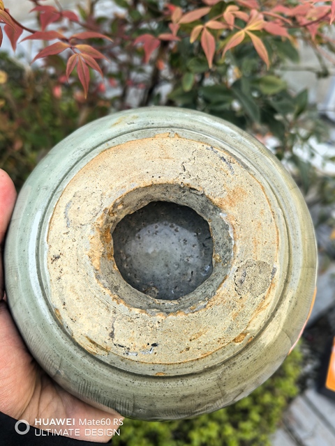 古玩陶瓷青瓷刻花諸葛碗真品鑒賞圖