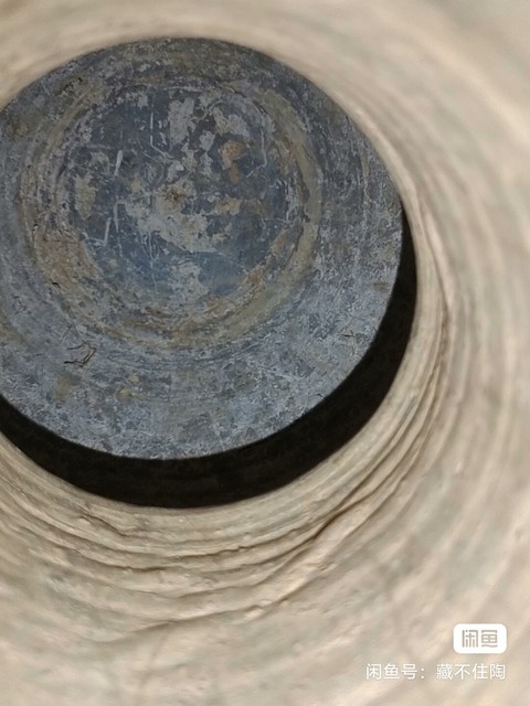 古玩陶瓷紅陶撇口瓶真品鑒賞圖