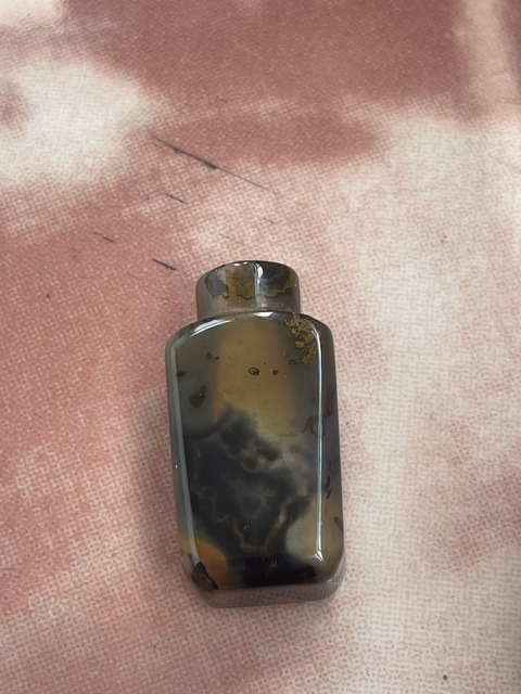 古玩玉器瑪瑙雕“素紋鼻煙壺”真品鑒賞圖