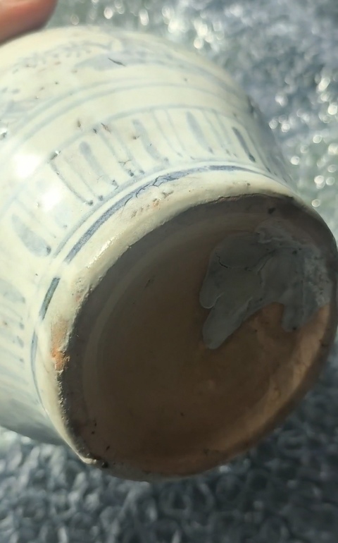 古玩陶瓷青花高士圖罐真品鑒賞圖