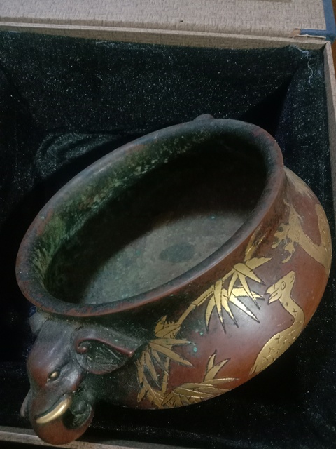 古玩銅器銅爐真品鑒賞圖