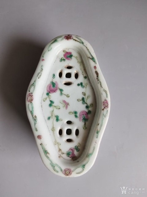 古玩陶瓷粉彩刨花缸真品鑒賞圖