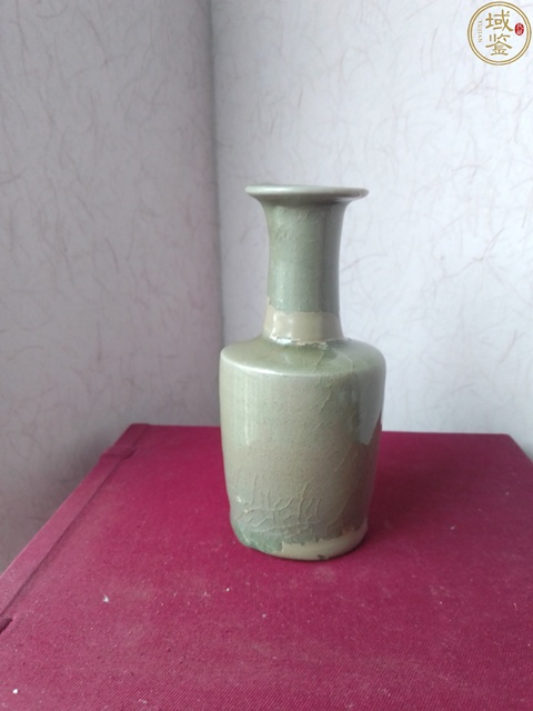 古玩陶瓷龍泉青瓷紙槌瓶真品鑒賞圖