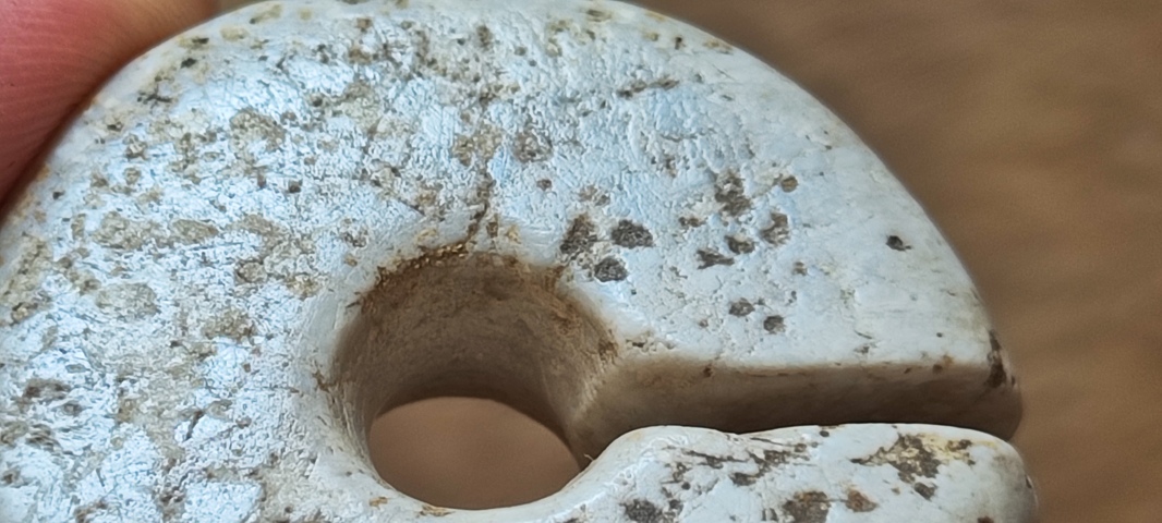 古玩玉器玉玦真品鑒賞圖