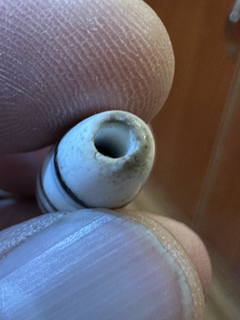 古玩玉器纏絲瑪瑙珠真品鑒賞圖