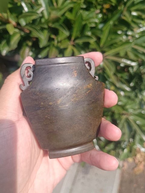 古玩玉器玉瓶真品鑒賞圖