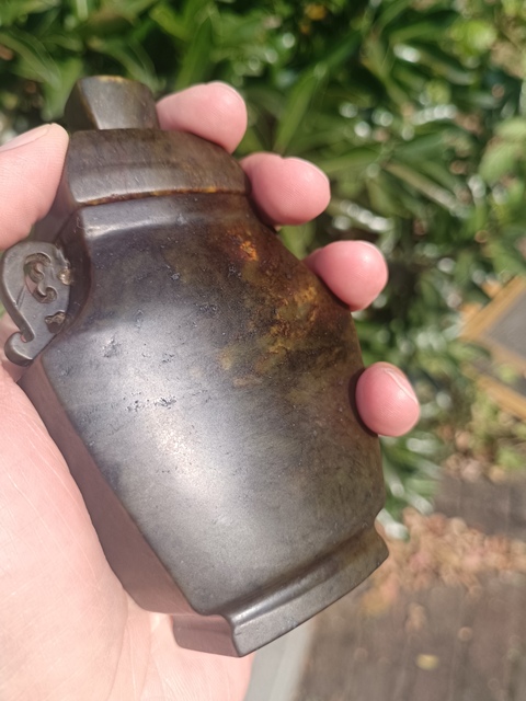 古玩玉器玉瓶真品鑒賞圖