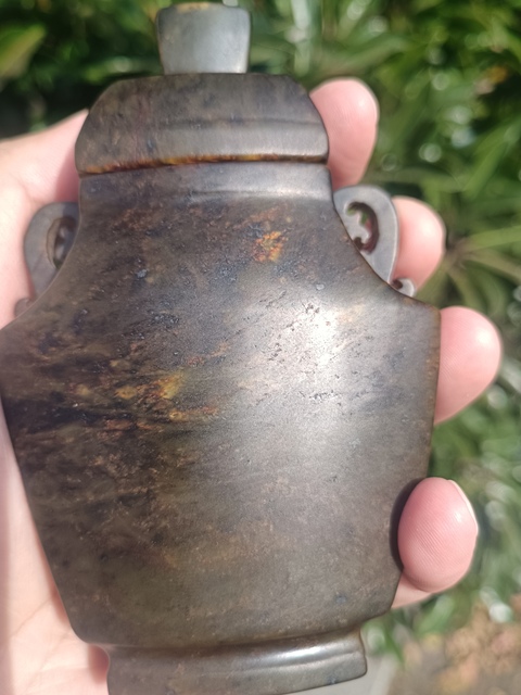 古玩玉器玉瓶真品鑒賞圖