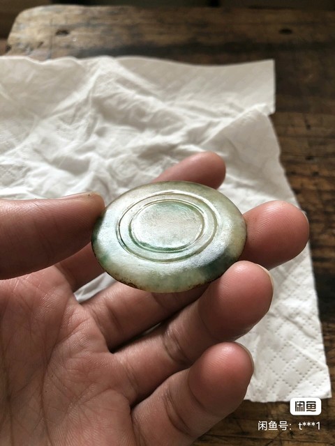 古玩玉器翡翠雕“筆舔”真品鑒賞圖