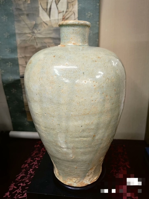 古玩陶瓷影青梅瓶真品鑒賞圖