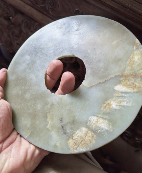 古玩玉器玉璧真品鑒賞圖