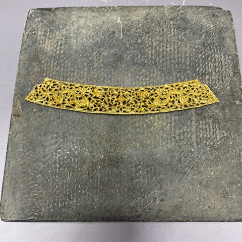 古玩陶瓷銀鎏金簪花真品鑒賞圖