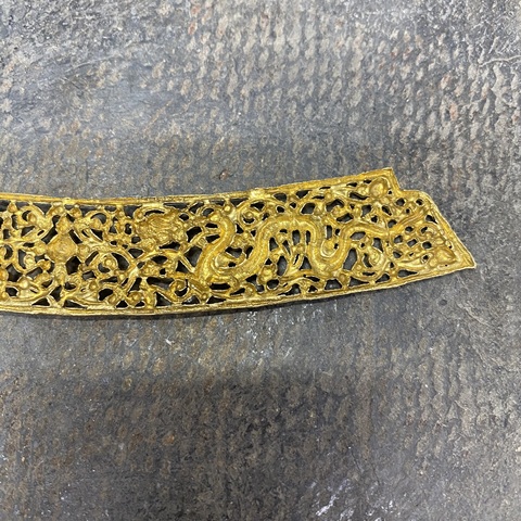 古玩陶瓷銀鎏金簪花真品鑒賞圖