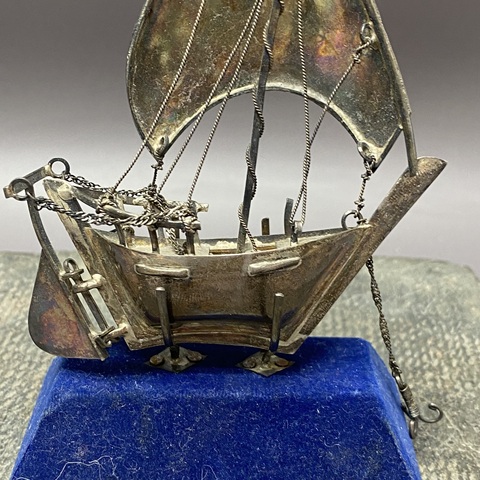 古玩陶瓷帆船真品鑒賞圖