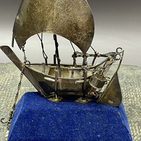 古玩陶瓷帆船真品鑒賞圖