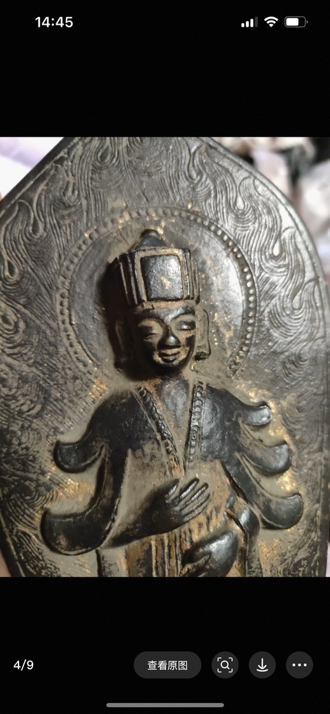 古玩銅器銅佛像真品鑒賞圖