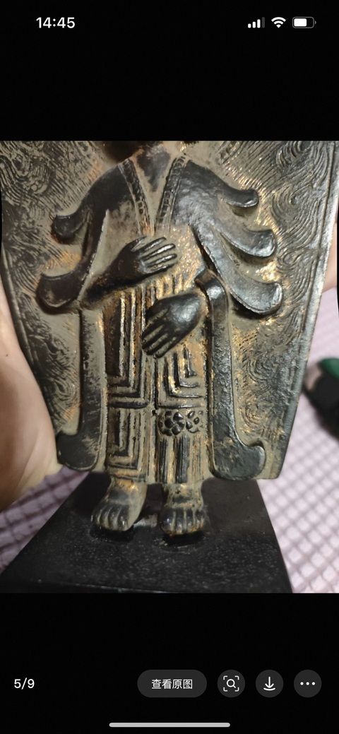 古玩銅器銅佛像真品鑒賞圖