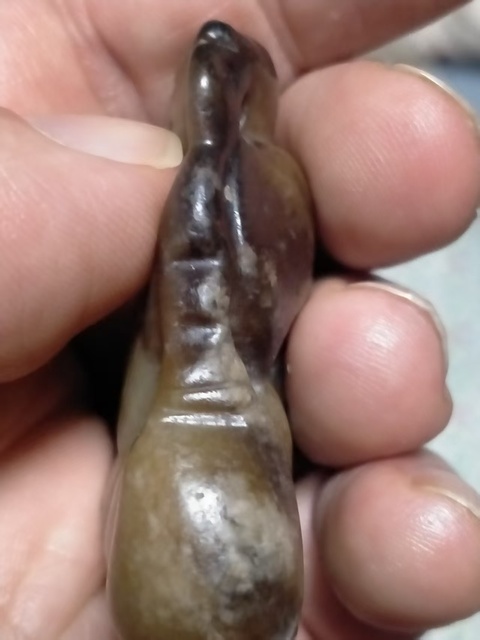 古玩玉器提油仿古“玉童子”真品鑒賞圖