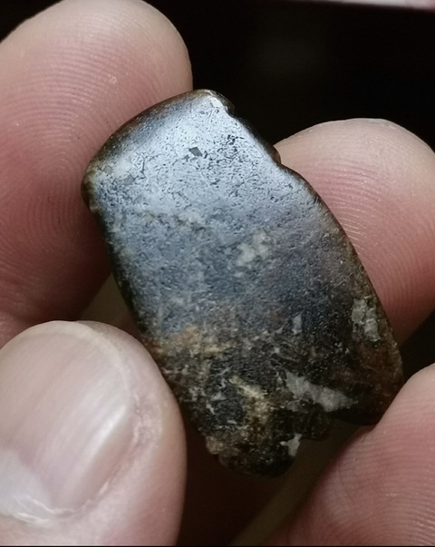 古玩玉器和田玉黃沁籽料蟬真品鑒賞圖