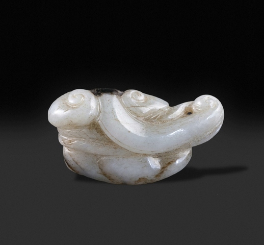 古玩玉器仿古做舊如意紋把件真品鑒賞圖