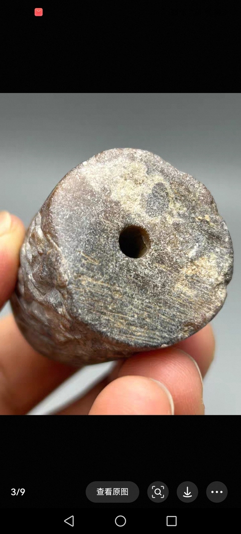 古玩玉器滑石雕“谷紋勒”真品鑒賞圖