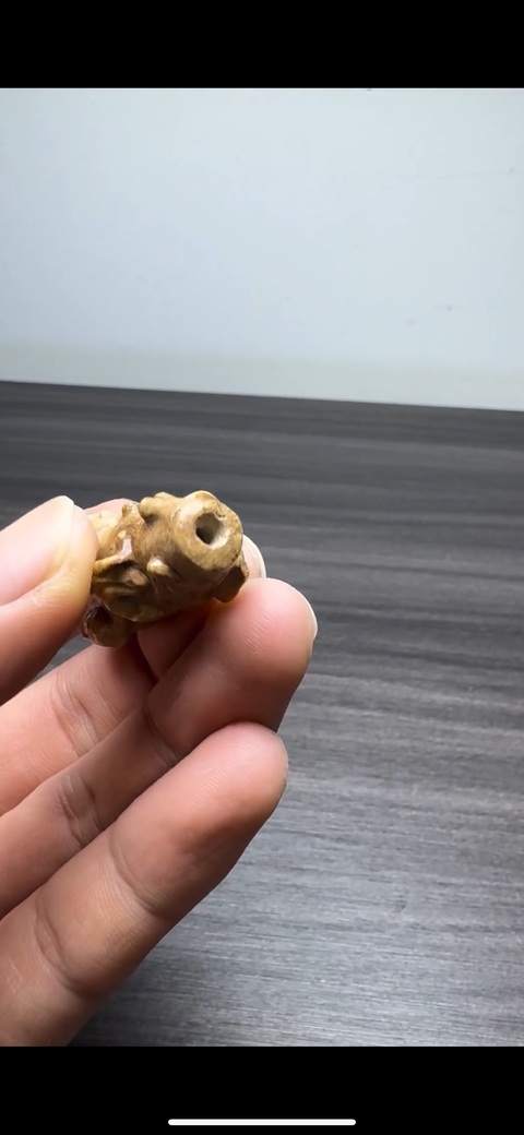 古玩玉器做舊仿古“螭龍紋勒”真品鑒賞圖