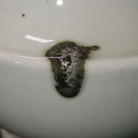 古玩陶瓷白釉象耳瓶，建議找德化陶老師確認真品鑒賞圖