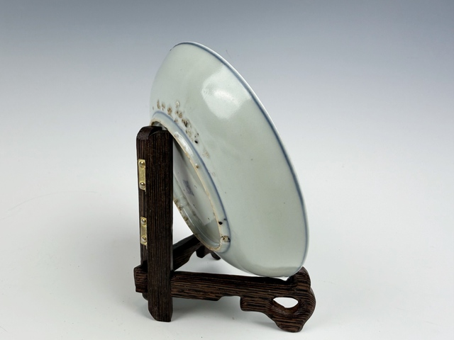 古玩陶瓷明萬歷·青花獅子紋盤真品鑒賞圖