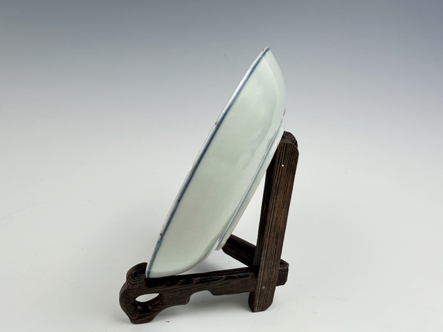 古玩陶瓷明萬歷·青花獅子紋盤真品鑒賞圖