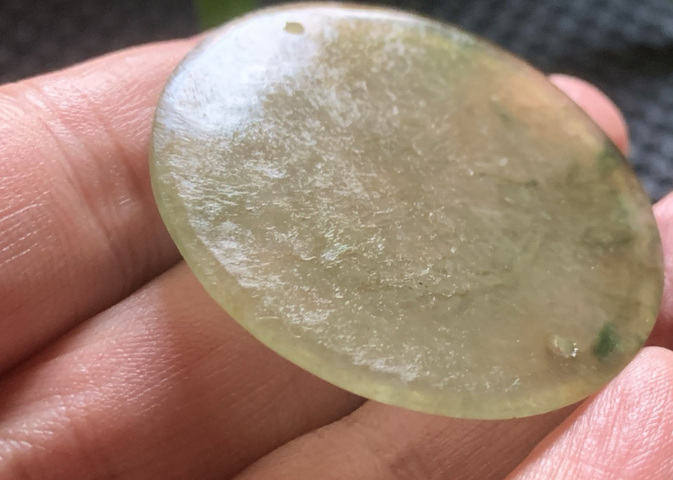 古玩玉器清·翡翠掛件 真品鑒賞圖