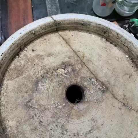 古玩陶瓷祭蘭釉花盆真品鑒賞圖