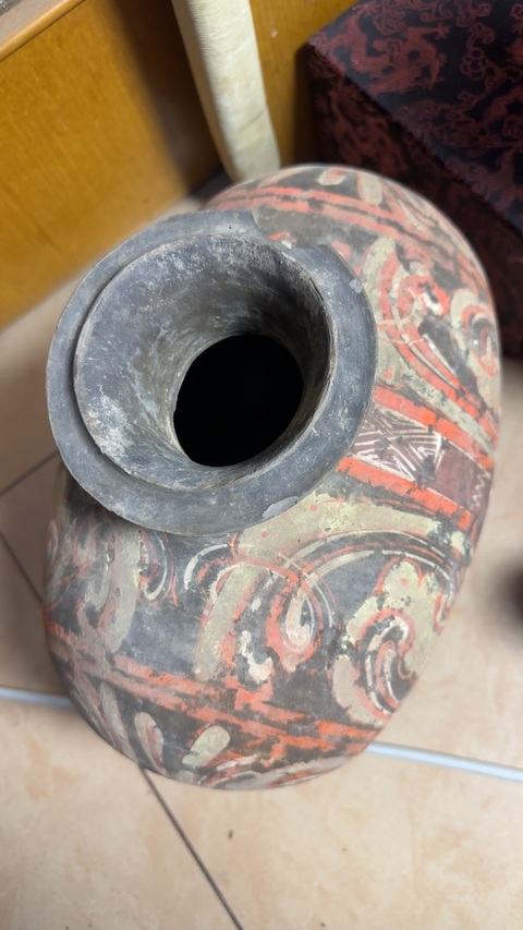 古玩陶瓷漢代繭式壺真品鑒賞圖