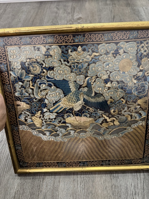 古玩雜項補子真品鑒賞圖