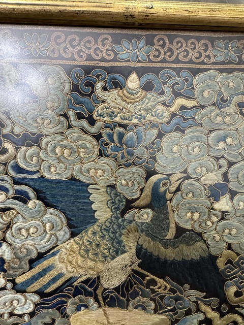 古玩雜項補子真品鑒賞圖